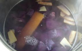 蜂糖紫薯姜片汤做法大全