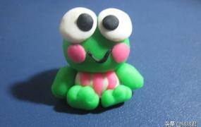 橡皮泥手工制作图片简单的,橡皮泥DIY手工制作：青蛙？