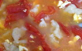 番茄鸡蛋疙瘩汤做法大全