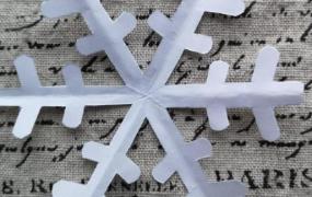 剪纸雪花,非常简单的雪花剪纸方法？