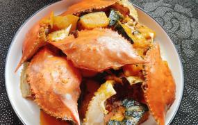 鲜味浓郁的蟹壳炖南瓜做法大全