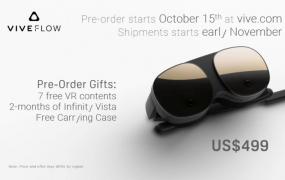 HTC Vive Flow VR 头显泄露，采用“虫眼设计”