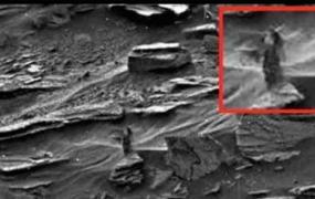 NASA火星照片现长发露胸女外星人？
