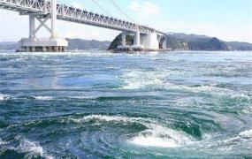 世界最大的鸣门漩涡 日本的鸣门海峡（超美的漩涡）