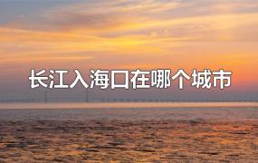 长江入海口在哪个城市