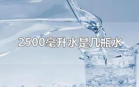 2500毫升水是几瓶水
