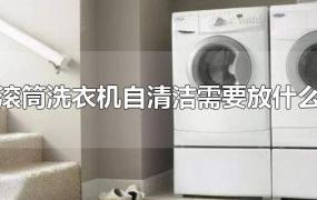 滚筒洗衣机自清洁需要放什么
