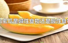 哈密瓜是碱性食物还是酸性食物