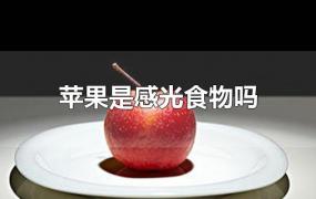 苹果是感光食物吗
