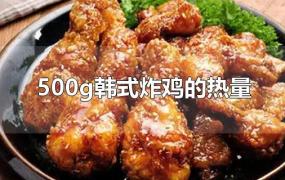 500g韩式炸鸡的热量