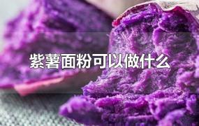 紫薯面粉可以做什么