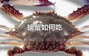 螃蟹如何吃