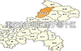 重庆市开州区属于哪个区
