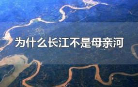 为什么长江不是母亲河