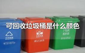 可回收垃圾桶是什么颜色