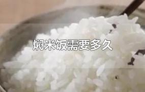 焖米饭需要多久