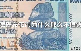 津巴布韦币为什么那么不值钱