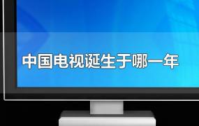 中国电视诞生于哪一年