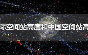 国际空间站高度和中国空间站高度