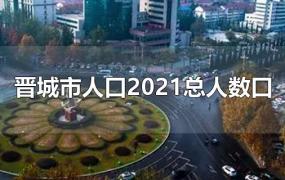 晋城市人口2021总人数口