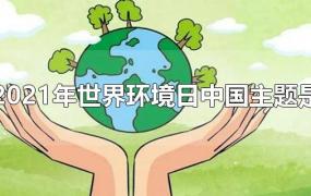 2021年世界环境日中国主题是