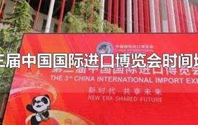 第三届中国国际进口博览会时间地点