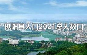 枞阳县人口2021总人数口