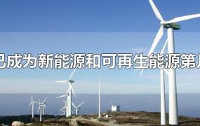 中国已成为新能源和可再生能源第几大国