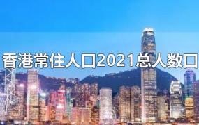 香港常住人口2021总人数口