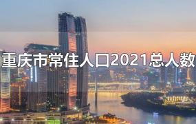 重庆市常住人口2021总人数