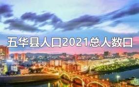 五华县人口2021总人数口