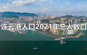 连云港人口2021年总人数口