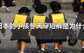 日本的小孩冬天穿短裤是为什么