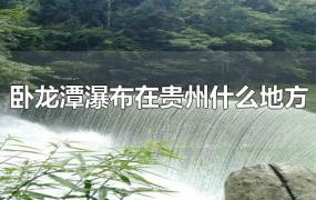 卧龙潭瀑布在贵州什么地方