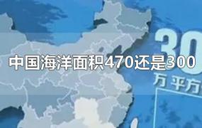 中国海洋面积470还是300
