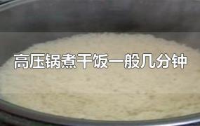 高压锅煮干饭一般几分钟