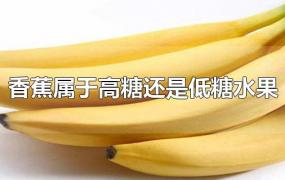 香蕉属于高糖还是低糖水果