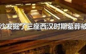 湖南长沙发掘了三座西汉时期墓葬被命名为