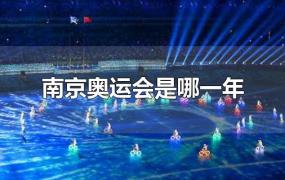 南京奥运会是哪一年