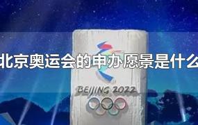 北京奥运会的申办愿景是什么