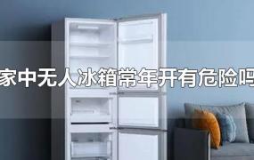 家中无人冰箱常年开有危险吗