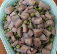 清炒豌豆藕丁制作步骤