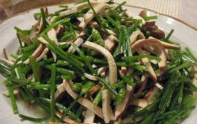 韭菜苔的食用价值与食用方法