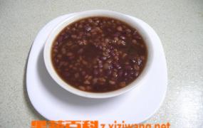 红豆燕麦粥