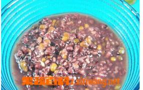 黑米薏仁绿豆粥做法步骤