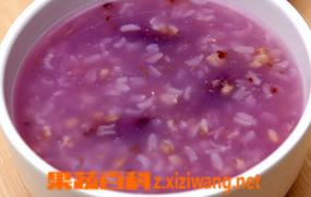 紫薯燕麦粥的材料和做法