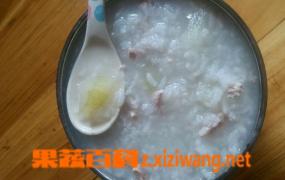 冬瓜瘦肉粳米粥的材料和做法步骤