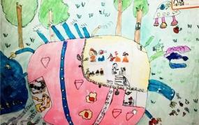 垃圾分类儿童画,关于环保的儿童画怎么样？