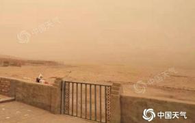 内蒙古的沙尘暴今天,内蒙古发布沙尘暴橙色预警 部分地区现强沙尘暴