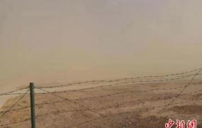 今天沙尘暴内蒙,内蒙古阿拉善盟遭遇牛年首场沙尘暴